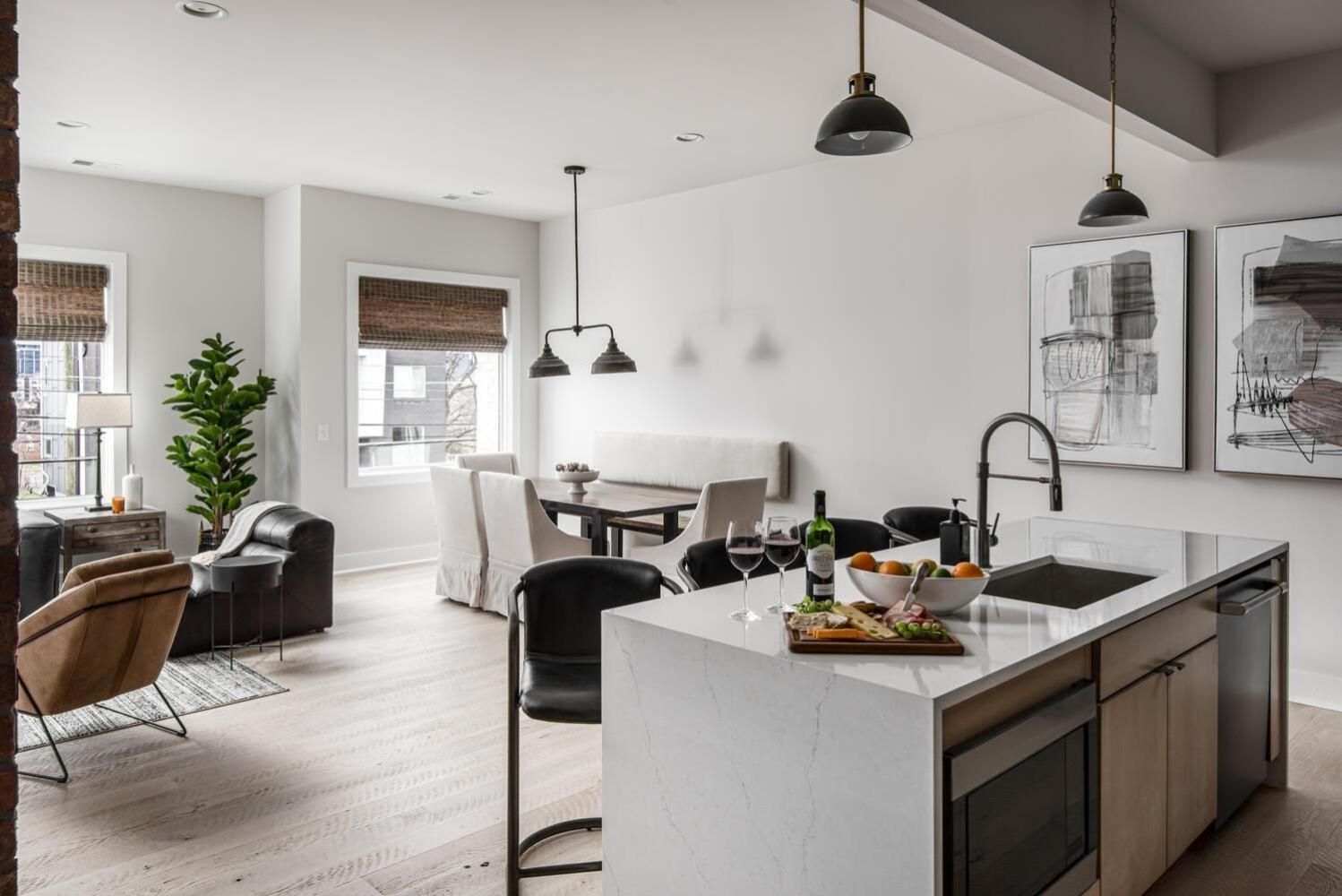 Edgehill Duo - 2 Townhomes - Mins Vanderbilt University Nashville Bagian luar foto